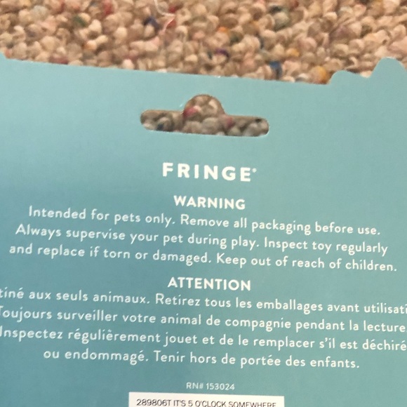 🆕 It’s 5 o Clock Somewhere T Rex Plush Dog Toy - Picture 8 of 8